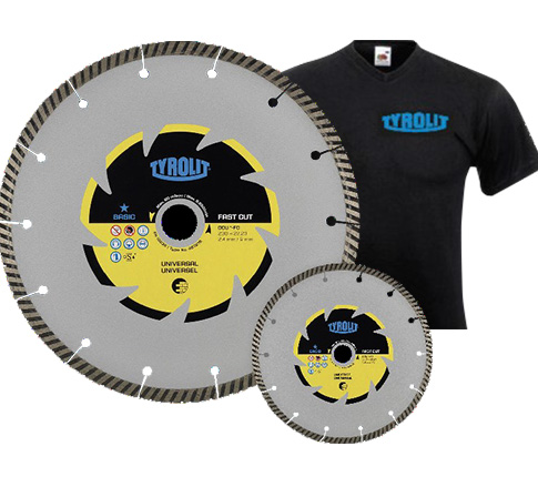 Due dischi Basic Tyrolit e maglietta - GDE