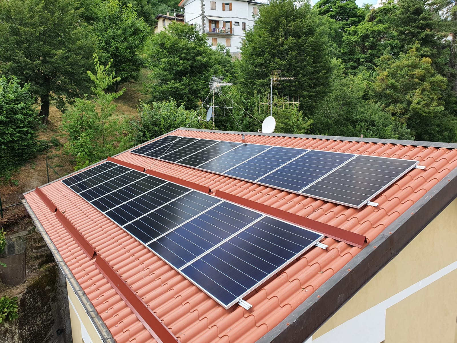 Impianto fotovoltaico realizzato da GDE | GDE Energia