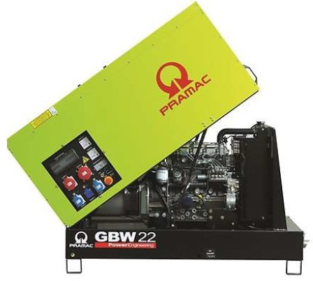 GENERATORE DA 15KW GBW22Y PRAMAC USATO - GDE